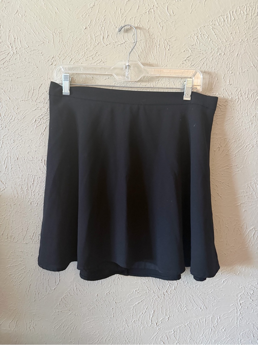 Express Black Midi A-Line Skirt